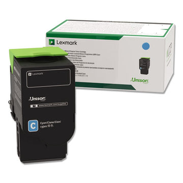 Lexmark™ 78c1uc0 Return Program Toner, 7,000 Page-yield, Cyan freeshipping - TVN Wholesale
